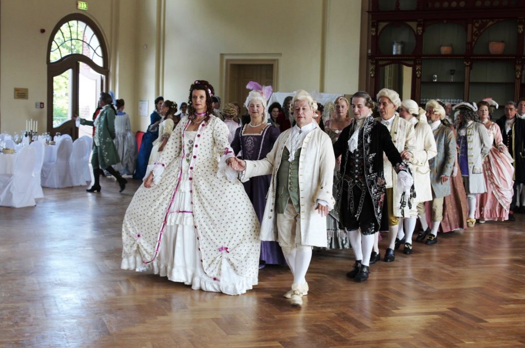 Maitre de la danse Frank Ditzel in Aktion