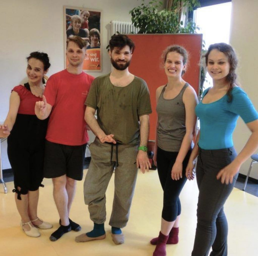 Milo-Pablo Momm mit seinem Kurs für Profis, 2014