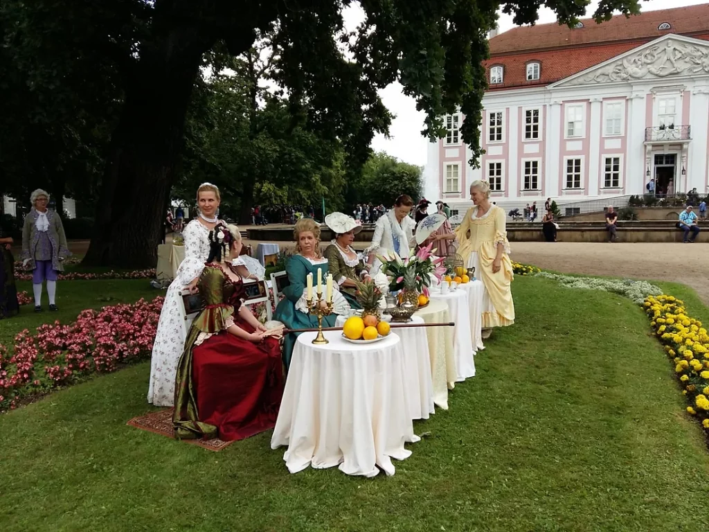 Dekoratives Picknick