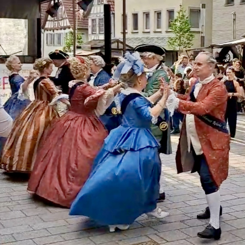 Spontaner Tanz zu Livemusik