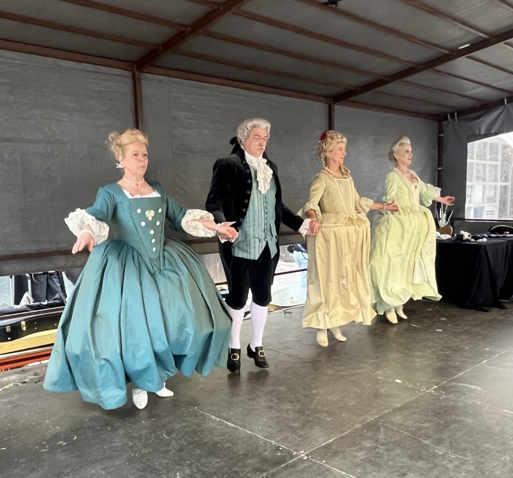 Schwebend beim Rigaudon á quatre