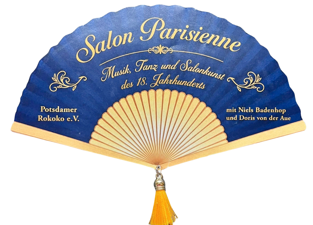 Werbung für unser Programm - ein Fächer!